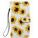 Samsung Galaxy A53 5G Painted Pattern Horizontal Flip Leather Phone Case - Sunflower