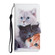 Samsung Galaxy A53 5G Painted Pattern Horizontal Flip Leather Phone Case - Three Cats