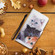 Samsung Galaxy A53 5G Painted Pattern Horizontal Flip Leather Phone Case - Three Cats