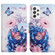 Samsung Galaxy A53 5G Painted Pattern Horizontal Flip Leather Phone Case - Purple Butterfly