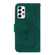 Samsung Galaxy A53 5G Butterfly Rose Embossed Leather Phone Case - Green