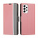 Samsung Galaxy A53 5G Twill Texture Side Button Leather Phone Case - Pink