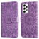 Samsung Galaxy A53 5G Embossed Sunflower Leather Phone Case - Purple