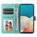 Samsung Galaxy A53 5G Embossed Sunflower Leather Phone Case - Green