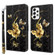 Samsung Galaxy A53 5G 3D Painted Leather Phone Case - Golden Swallow Butterfly