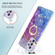 Samsung Galaxy A53 5G Ring Holder 2.0mm Airbag TPU Phone Case - Blue Purple Marble