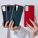 Samsung Galaxy A53 5G Genuine Leather Luolai Series Nano Electroplating Phone Case - Red