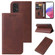 Samsung Galaxy A53 5G Magnetic Closure Leather Phone Case - Brown