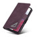 Samsung Galaxy A53 5G Forwenw Dual-side Buckle Leather Phone Case - Wine Red