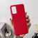 Samsung Galaxy A53 5G Nano Electroplating Cross Texture Genuine Leather Phone Case - Red