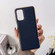 Samsung Galaxy A53 5G Nano Electroplating Cross Texture Genuine Leather Phone Case - Blue