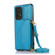 Samsung Galaxy A53 5G Cross-body Wallet Card Bag Leather Phone Case - Blue