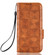 Samsung Galaxy A53 5G Symmetrical Triangle Leather Phone Case - Brown