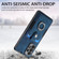 Samsung Galaxy A53 5G Retro Skin-feel Ring Card Wallet Phone Case - Blue