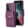 Samsung Galaxy A53 5G Vertical Wallet Rhombic Leather Phone Case - Dark Purple