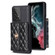 Samsung Galaxy A53 5G Horizontal Metal Buckle Wallet Rhombic Leather Phone Case - Black