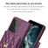 Samsung Galaxy A53 5G Horizontal Metal Buckle Wallet Rhombic Leather Phone Case - Dark Purple