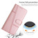 Samsung Galaxy A53 5G Stitching Calf Texture Buckle Leather Phone Case - Pink
