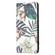 Samsung Galaxy A53 5G Colored Drawing Pattern Invisible Magnetic PU Leather Phone Case - Red Leaves