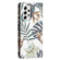 Samsung Galaxy A53 5G Colored Drawing Pattern Invisible Magnetic PU Leather Phone Case - Red Leaves