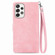 Samsung Galaxy A53 5G Embossed Flower Shockproof Leather Phone Case - Pink