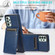 Samsung Galaxy A53 5G Solid Color PC + TPU Protective Case with Holder & Card Slots - Blue