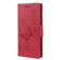 Samsung Galaxy A53 5G Butterfly Embossed Horizontal Flip Leather Phone Case with Card Slot & Holder - Red