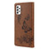 Samsung Galaxy A53 5G Butterfly Embossed Horizontal Flip Leather Phone Case with Card Slot & Holder - Brown
