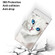 Samsung Galaxy A53 5G Coloured Drawing Cross Texture Horizontal Flip Leather Phone Case with Holder & Card Slots & Wallet & Lanyard - White Kitten