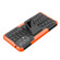 Samsung Galaxy A53 5G Tire Texture TPU + PC Phone Case with Holder - Orange Samsung Galaxy A53 5G Tire Texture TPU + PC Phone Case with Holder - Orange