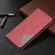 Samsung Galaxy A53 5G Prismatic Invisible Magnetic Leather Phone Case - Red