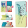 Samsung Galaxy A53 5G Colored Drawing Pattern Leather Phone Case - Feather