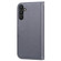 Samsung Galaxy A53 5G Cartoon Buckle Horizontal Flip Leather Phone Case - Grey