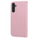 Samsung Galaxy A53 5G Cartoon Buckle Horizontal Flip Leather Phone Case - Pink
