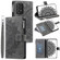 Samsung Galaxy A53 5G Multi-Card Totem Zipper Leather Phone Case - Grey