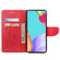 Samsung Galaxy A53 5G Butterfly Flower Pattern Horizontal Flip Leather Phone Case with Card Slot & Holder - Red