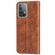 Samsung Galaxy A53 5G Life of Tree Embossing Leather Phone Case - Brown