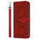 Samsung Galaxy A53 5G Life of Tree Embossing Leather Phone Case - Red
