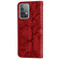 Samsung Galaxy A53 5G Life of Tree Embossing Leather Phone Case - Red