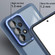 Samsung Galaxy A53 5G Invisible Lens Bracket Matte Transparent Phone Case - Blue