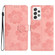 Samsung Galaxy A53 5G Flower Embossing Pattern Leather Phone Case - Pink