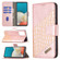 Samsung Galaxy A53 5G Matching Color Crocodile Texture PU Leather Phone Case - Rose Gold