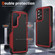 Samsung Galaxy A53 5G PC + TPU Shockproof Protective Phone Case - Red+Black