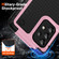 Samsung Galaxy A53 5G PC + TPU Shockproof Protective Phone Case - Pink+Black