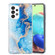 Samsung Galaxy A53 5G IMD Shell Pattern TPU Phone Case - Blue Gold Marble