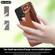Samsung Galaxy A53 5G Non-slip Full Coverage Ring PU Phone Case with Wristband - Brown