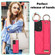 Samsung Galaxy A53 5G Non-slip Full Coverage Ring PU Phone Case with Wristband - Rose Red