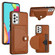 Samsung Galaxy A53 5G Shockproof Leather Phone Case with Card Holder - Brown
