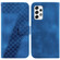 Samsung Galaxy A53 5G 7-shaped Embossed Leather Phone Case - Blue