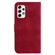 Samsung Galaxy A53 5G 7-shaped Embossed Leather Phone Case - Red